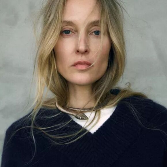 New ZARA Snake Choker Necklace In Aged Gold - Picture 6 of 11